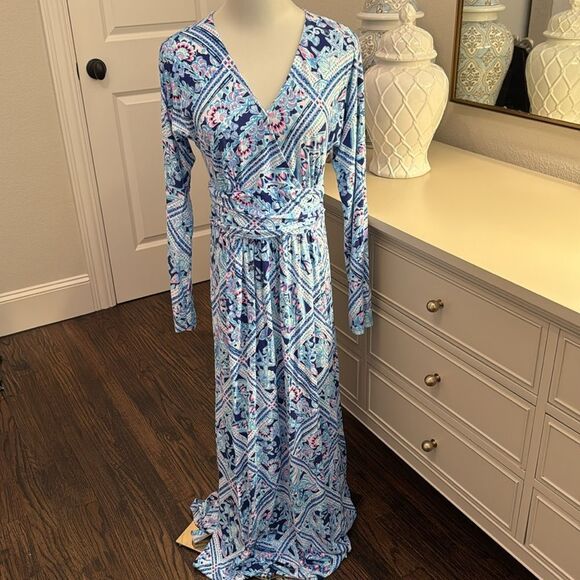 Lilly Pulitzer Nichola Maxi Dress Meet Me On The Dock
Size medium-E21 - Picture 4 of 8